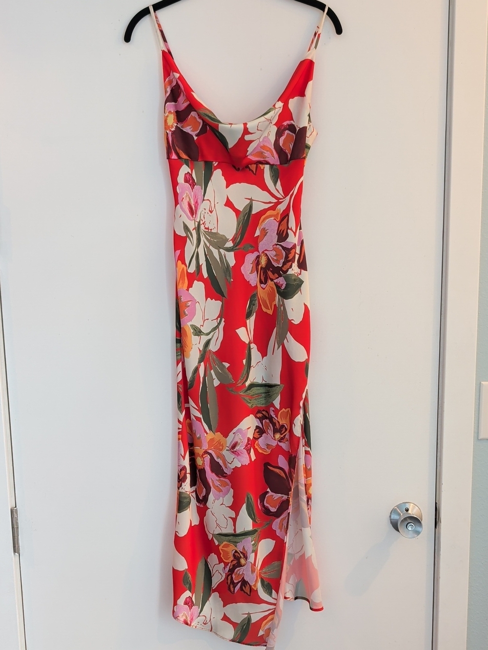 NWT Adelyn Rae Faith Floral Front Slit Slip Dress Size XS